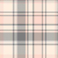 Elegant blush pink and gray plaid pattern. Subtle texture and soft color palette perfect for textile design, fashion, home decor, and website backgrounds. vector