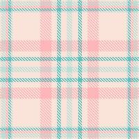 Furniture tartan background check, retro texture seamless. Scarf fabric pattern plaid textile in light and teal colors. vector