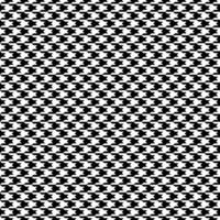 Stylish black and white houndstooth pattern. Perfect for textile design, website backgrounds, or fashion illustrations. This classic geometric texture offers a sophisticated and timeless aesthetic. vector