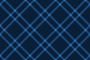 Elegant navy blue and light blue diagonal plaid pattern. Perfect for textile design, website backgrounds, or stylish branding. vector