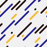 Dynamic abstract pattern with diagonal lines in blue, black, and gold on a white background. Perfect for modern design projects, presentations, website backgrounds, or as a texture overlay. vector