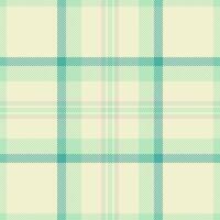 Detailed tartan fabric texture, clan background pattern . Template seamless plaid check textile in light and teal colors. vector
