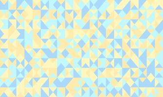 Abstract pastel geometric background. A seamless pattern of tiny triangles in soft blue and yellow creates a calming, modern design ideal for websites, branding, or textile prints. vector