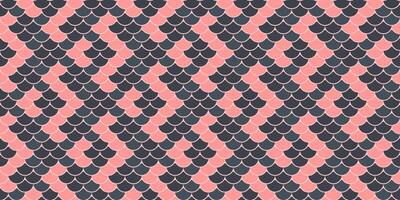 Abstract geometric seamless pattern with pink and dark gray scales. Perfect for textile prints, website backgrounds, or decorative projects. vector