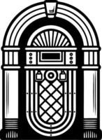 Retro Jukebox Design for Vintage Themes Music Events and Artwork Projects vector