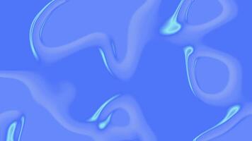 Abstract fluid blue wavy background with smooth curves and glossy gradients Features vivid blue tones perfect for technology themes modern presentations creative projects and futuristic visuals video