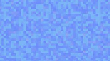 Blue pixelated background with red square suitable for technology presentations digital designs abstract concepts geometric patterns and minimalist artwork video