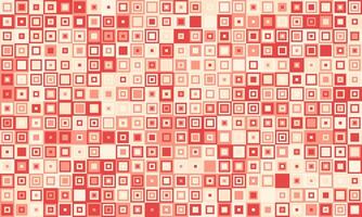 Abstract red square pattern background. Versatile geometric design perfect for website banners, presentations, or textile prints. vector