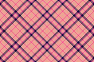 Vibrant pink and navy diagonal plaid pattern. Perfect for textile design, fashion, website backgrounds, or any project needing a playful yet sophisticated texture. vector