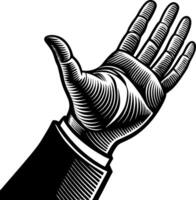 Detailed Vintage Hand Illustration for Tattoo Design and Graphic Arts vector