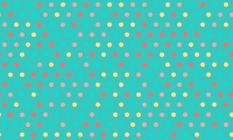 Cheerful pastel polka dot pattern. Perfect for backgrounds, textiles, websites, or any design needing a playful, retro vibe. This vibrant, repeating design evokes happiness and energy. vector