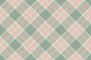 Art pattern check tartan, 50s plaid texture background. Calm seamless fabric textile in light and pastel colors. vector