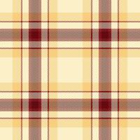 Elegant cream and burgundy plaid pattern. Perfect for textile design, fallthemed projects, or creating a warm, cozy aesthetic. Use as a background, fabric texture, or surface pattern. vector