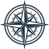 Intricate Compass Rose Design for Adventure Themed Projects and Navigation Symbols vector