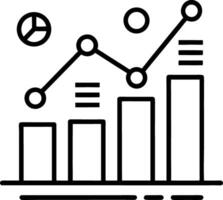 Business Growth Analytics Dashboard with Charts and Graphs for Data Visualization vector