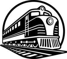Vintage Train Illustration for Retro Design and Creative Projects vector