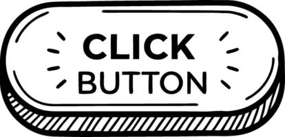 Interactive Click Button for Web Design and User Interface Applications vector