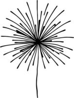 Elegant Fireworks Burst Graphic Ideal for Celebration Invitations and Decorative Projects vector