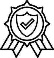 Shield Emblem with Check Mark and Star Ideal for Badges and Quality Assurance Designs vector