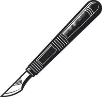 Artistic Crafting Knife for Precision Cutting and Creative Projects vector