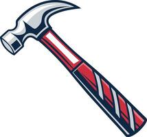 Stylish Hammer Design for DIY Projects and Crafting Applications vector