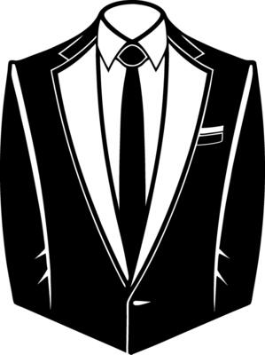 Elegant Tailored Suit Design for Formal Events Fashion Illustrations and Print Media