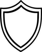 Shield Design Symbolizing Protection Security Strength and Defense for Various Applications vector