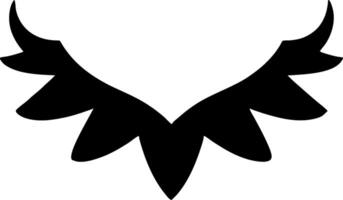 Elegant Artistic Wings Design for Tattoos and Coloring Books Featuring Intricate Detailing vector