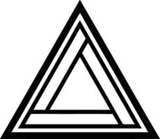 Abstract Geometric Triangle Design for Modern Art Projects and Creative Expressions vector