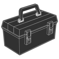 Essential Toolbox Graphic for Renovation Projects vector