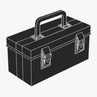 Minimal Construction Toolbox Silhouette for Practical Designs vector