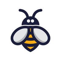 Bee robot design vector