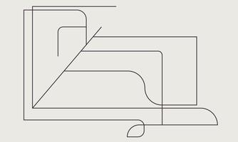 Clean and Simple Line Art for Backgrounds vector