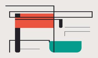 Elegant Background with Flat Design vector