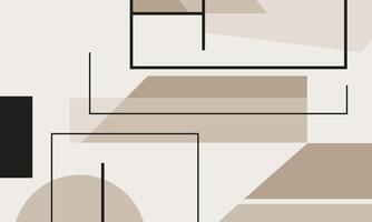 Light Flat Design with Lines vector