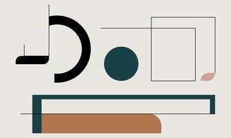 Minimal Line Art vector