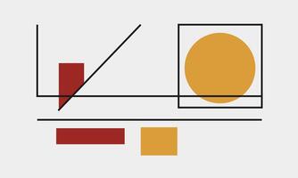 Clean Flat Line Art Patterns vector