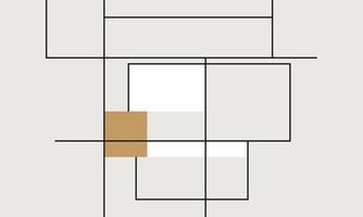 Simple Line Art with Flat Design Aesthetic vector