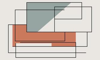Geometric Lines in Simple Design vector