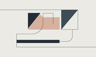 Smooth Lines in Soft Hues vector