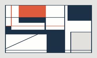 Modern Minimal Line Art vector