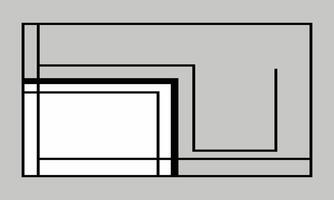 Clean Lines with Soft Curves vector