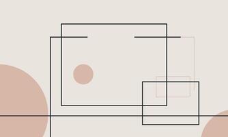 Minimal Art with Elegant Lines vector