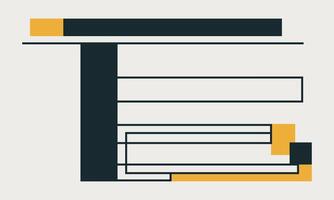 Minimal Art with Geometric Line Details vector