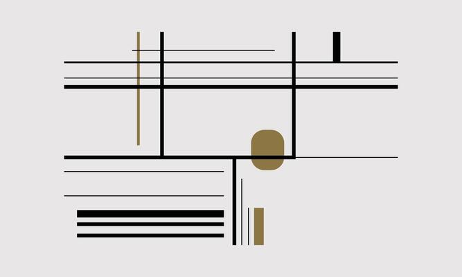Subtle Flat Designs with Simple Line Art