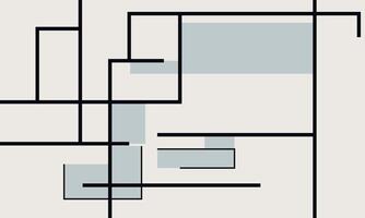 Minimal Art with Clean Curves vector