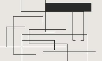 Geometric Design with Simple Lines vector