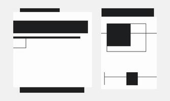 Clean and Modern Art Patterns vector