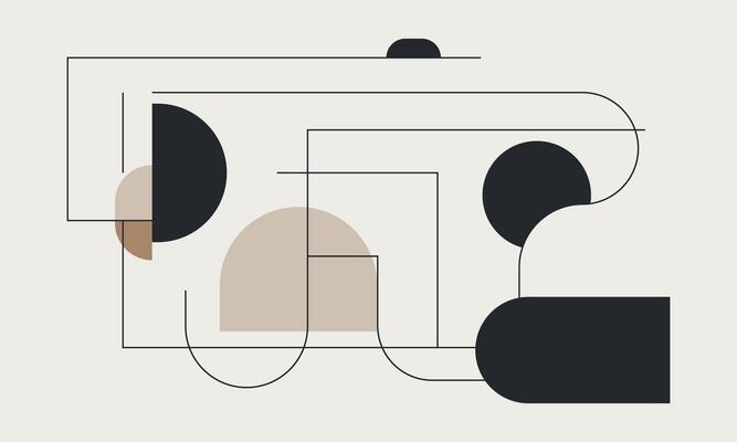 Smooth Lines in Flat Design