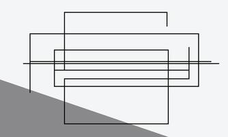 Soft Lines on Flat Backgrounds vector
